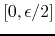 $[0,\epsilon/2]$