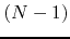 $(N-1)$