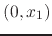 $(0,x_{1})$