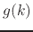 $g(k)$