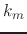 $k_{m}$