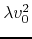 $\lambda v_{0}^{2}$