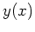 $y(x)$