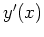 $y'(x)$