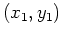 $(x_{1},y_{1})$