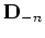 ${\bf
D}_{-n}$