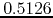 $0.5126$