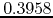 $0.3958$