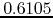 $0.6105$