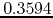 $0.3594$