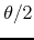 $\theta/2$