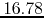 $16.78$