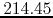 $214.45$