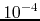 $10^{-4}$