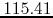 $115.41$