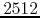 $2512$