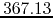 $367.13$