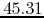 $45.31$