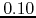 $0.10$