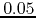 $0.05$