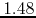 $1.48$