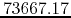 $73667.17$