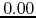 $0.00$