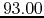 $93.00$