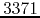 $3371$