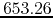 $653.26$