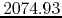 $2074.93$
