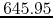 $645.95$