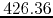 $426.36$