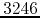 $3246$