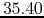 $35.40$