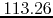 $113.26$