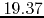 $19.37$