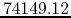 $74149.12$