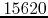 $15620$