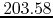 $203.58$