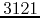 $3121$