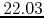 $22.03$