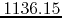 $1136.15$