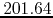 $201.64$