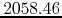$2058.46$