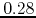 $0.28$