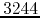 $3244$