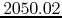 $2050.02$