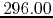 $296.00$