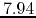 $7.94$